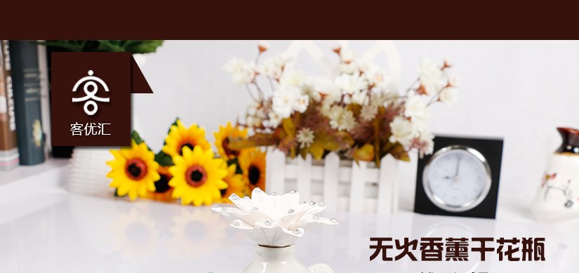 小清新精美香薰干花瓶
