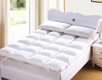 酒店床上用品磨毛布立体护床垫