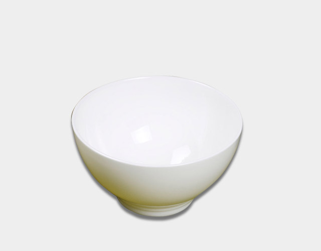 纯白瓷碗