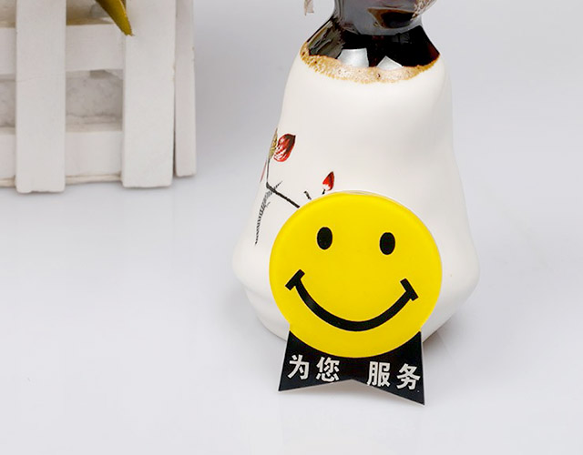 人形笑脸工号牌