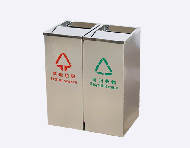 掀盖式户外垃圾桶