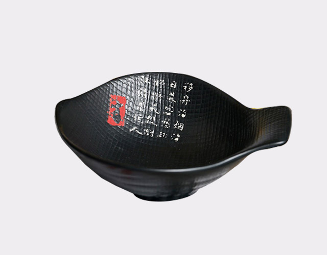 布纹柄碗