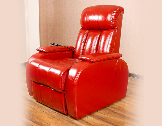 红色舒适影视沙发
