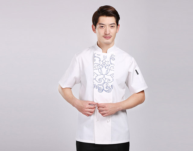 简洁环保厨师服